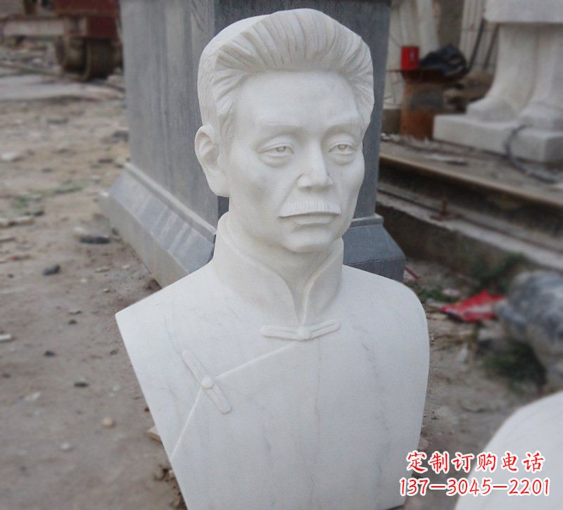 泰州传承文化魅力·鲁迅头像精美雕塑