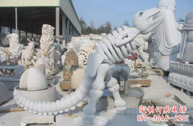 泰州大理石恐龙石雕