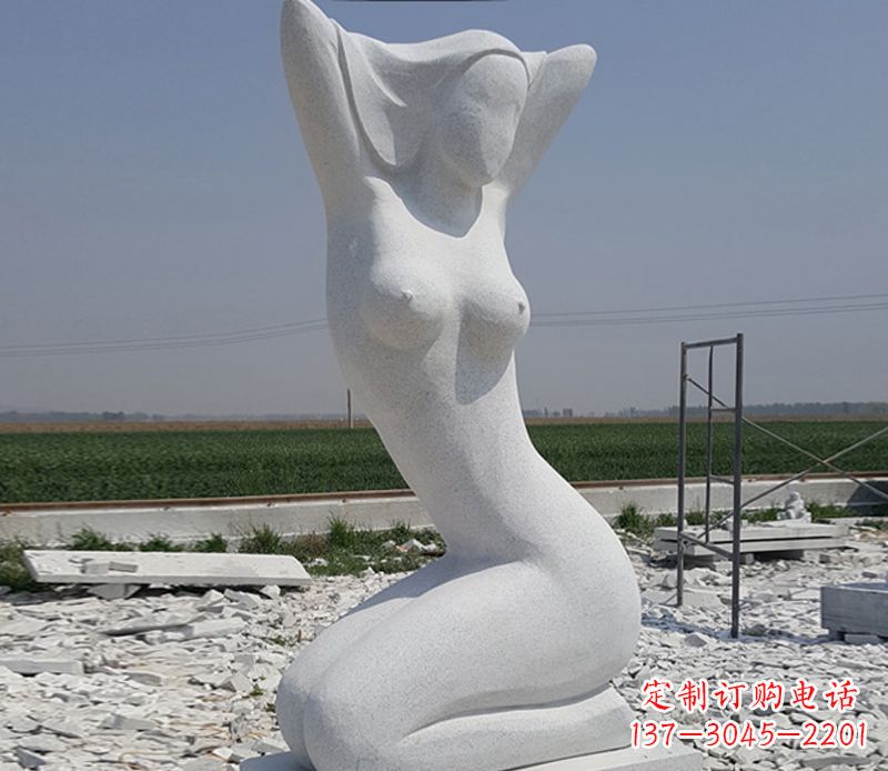 泰州优雅大理石美女雕塑