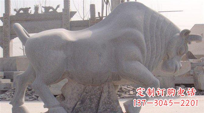 泰州大理石牛雕塑222