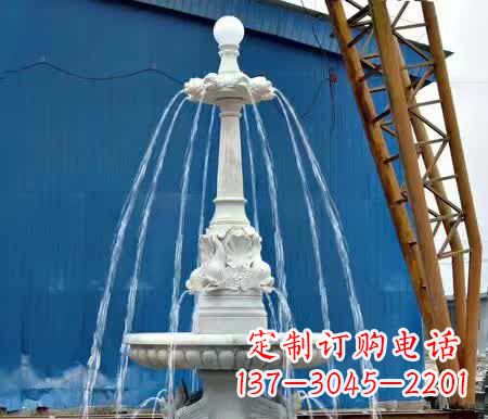 泰州精致大理石喷泉雕塑