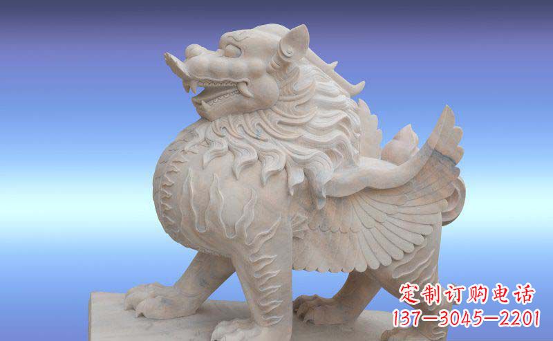 泰州大理石貔貅神兽石雕