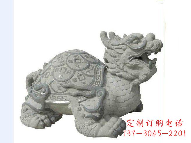 泰州大理石招财龙雕塑
