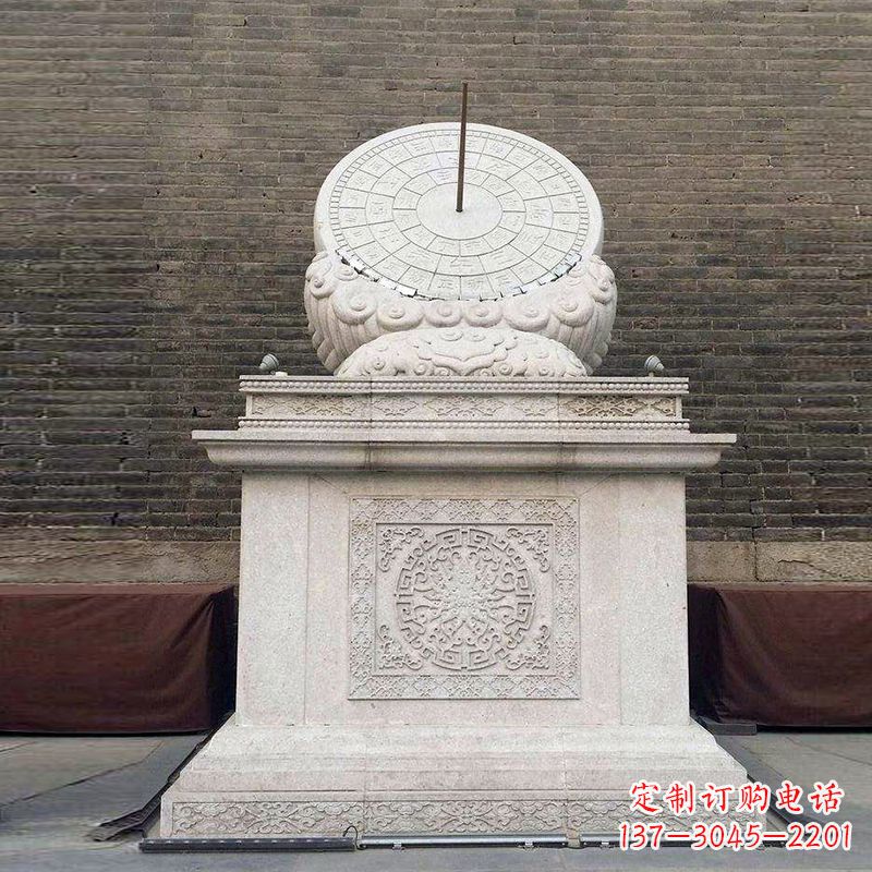 泰州精美石质日晷雕塑