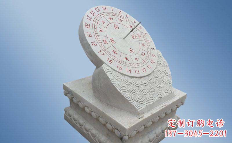 泰州精致古典大理石日晷雕塑