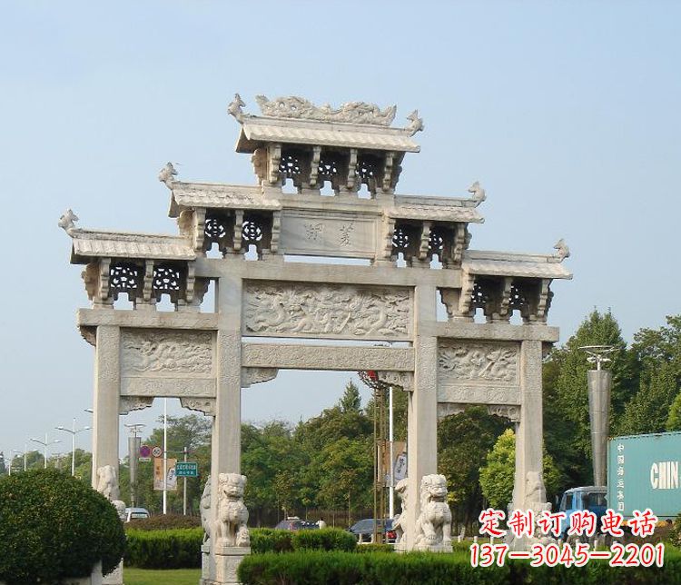 泰州大理石牌坊雕塑——精致纯粹、卓越优雅