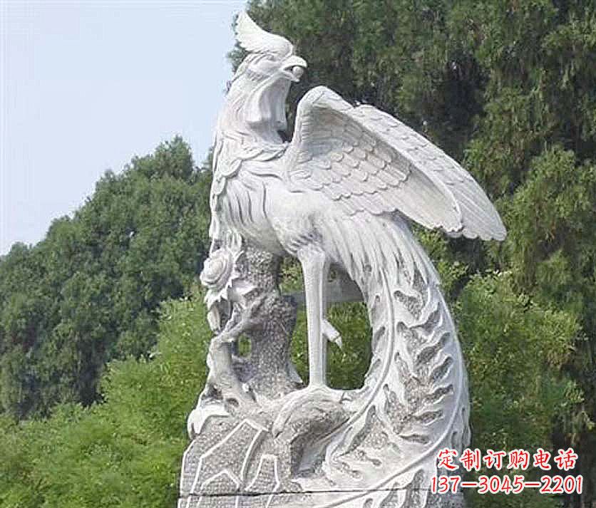 泰州大理石凤凰雕塑