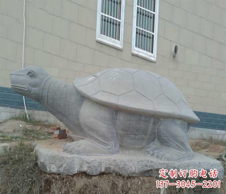 泰州大理石乌龟石雕精美的古典风格装饰