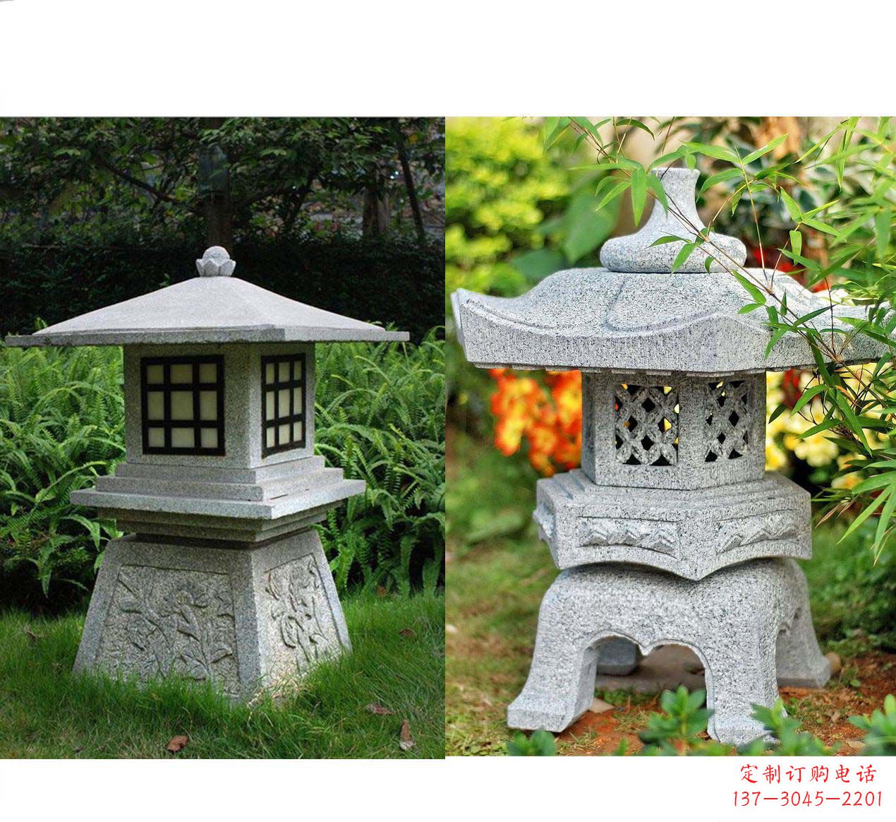 泰州大理石小型石灯雕塑