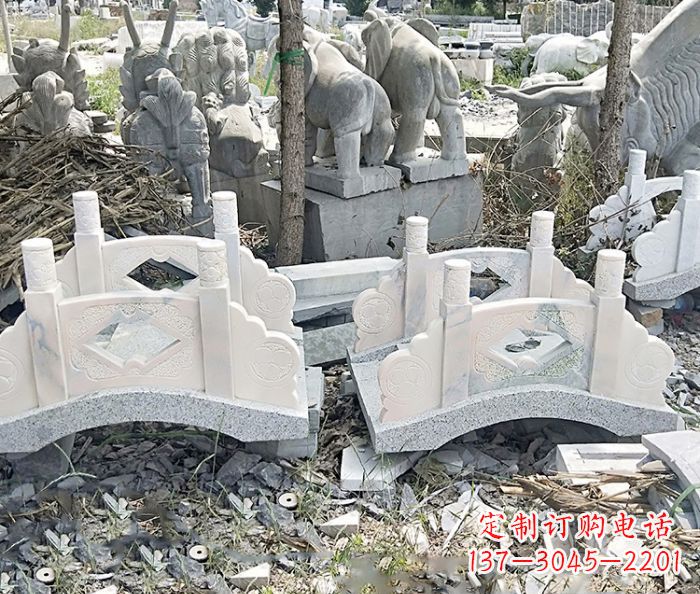 泰州精美大理石拱桥雕塑