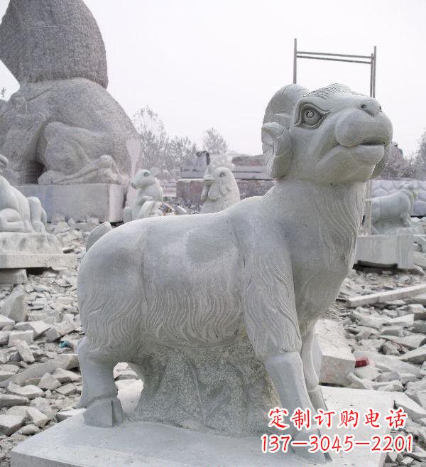 泰州大理石羊雕塑