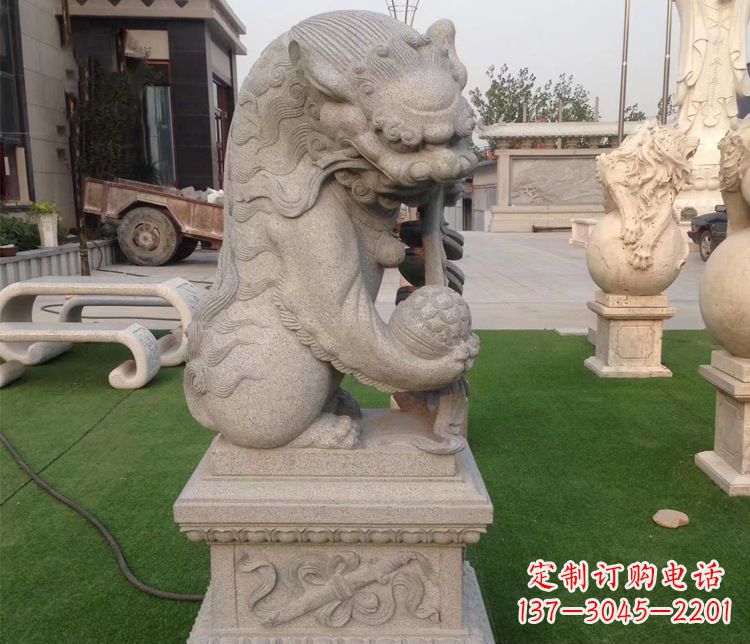 泰州优雅精致的大理石独角兽雕塑