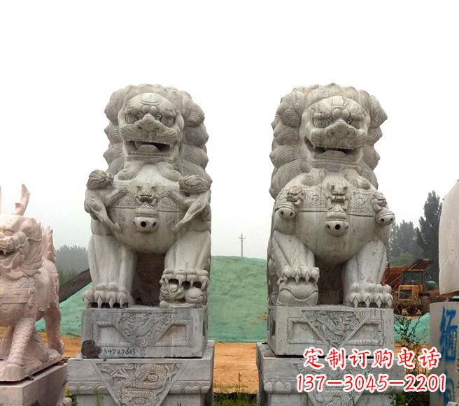 泰州传统大理石狮子雕塑