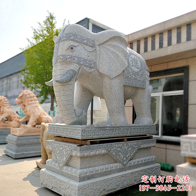 泰州新颖雄伟的大象雕塑