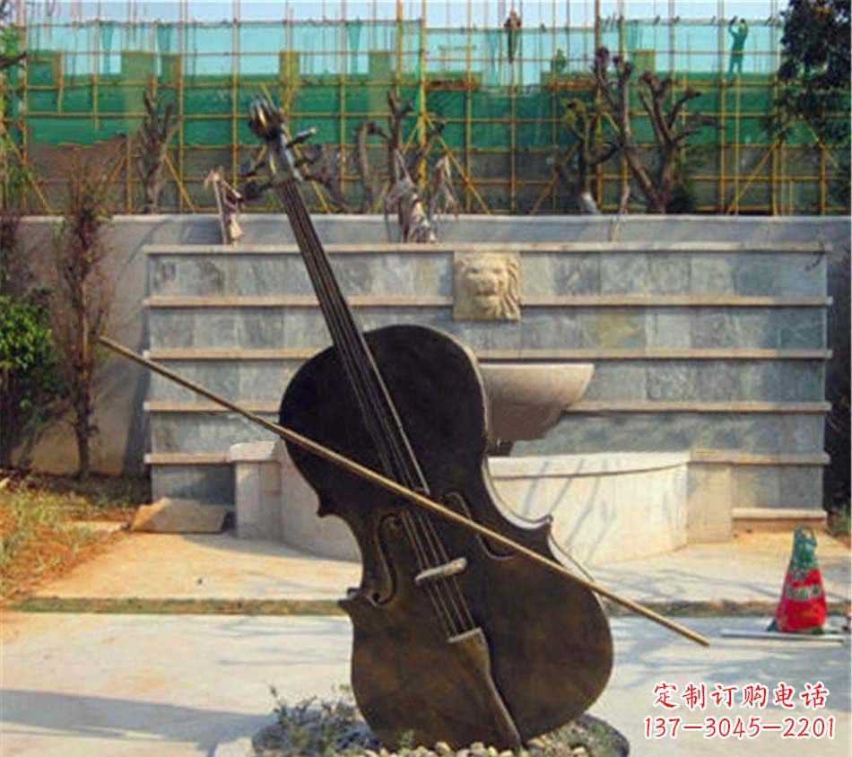 泰州精美大提琴铜雕