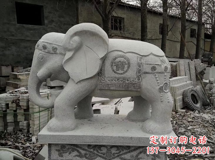 泰州古典风格大象雕塑
