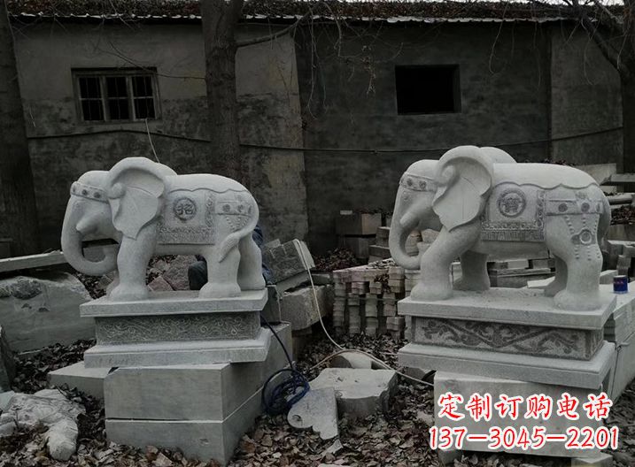 泰州精美大象雕塑,传承经典之美