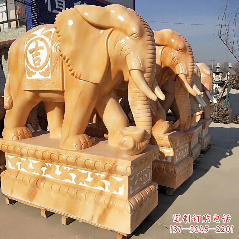 泰州大象石雕风水