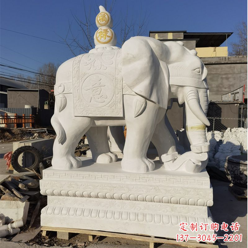 泰州大象石雕守墓
