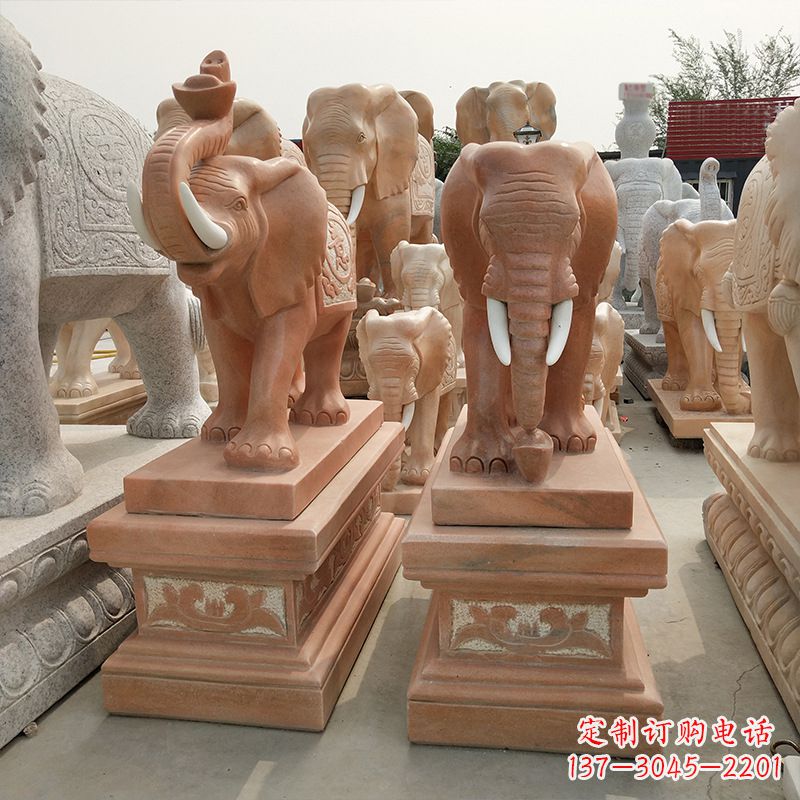 泰州山石大象雕塑
