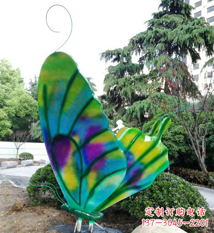 泰州不锈钢蝴蝶雕塑，装点城市广场