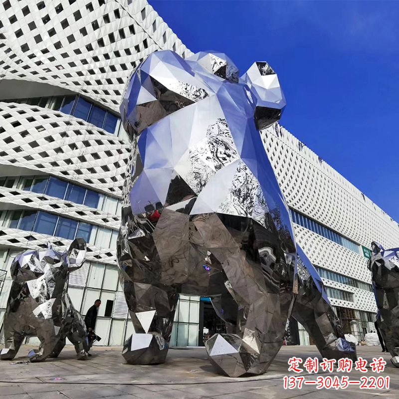 泰州优雅可爱的面部狗雕塑