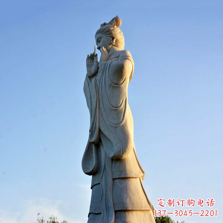泰州貂蝉雕塑精美礼品,赠送古代美女历史人物