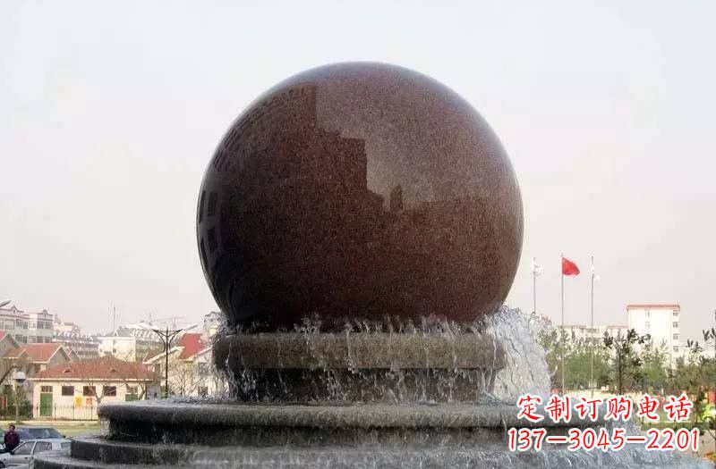 泰州大型风水球喷泉石雕