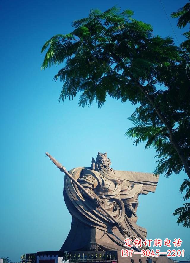 泰州大型关公石雕