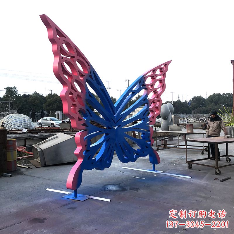 泰州不锈钢蝴蝶雕塑