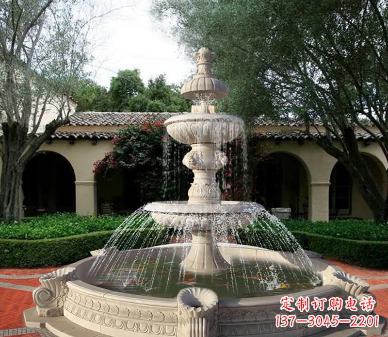泰州大型景观喷泉石雕 (2)