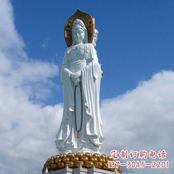 泰州观音石雕大型景观雕塑