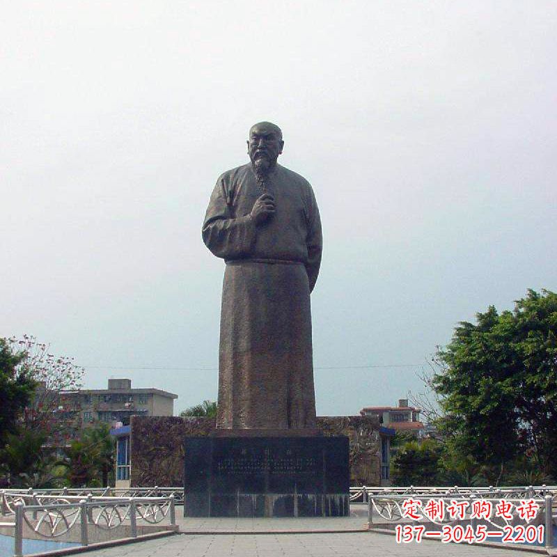 泰州大型景区历史文化名人林则徐景观石雕像