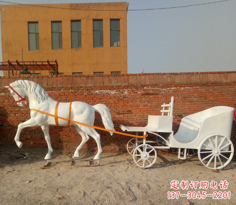 泰州大型欧式马车动物铜雕塑