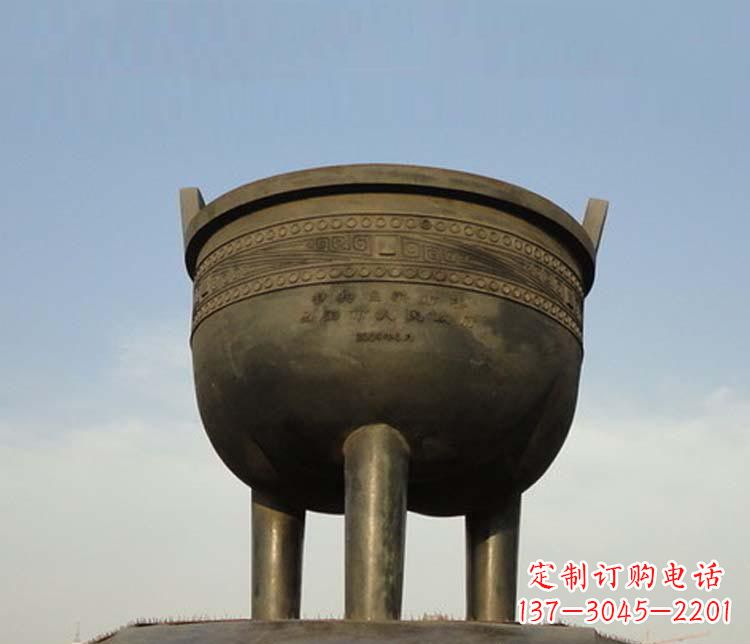 泰州精美铜香炉雕塑