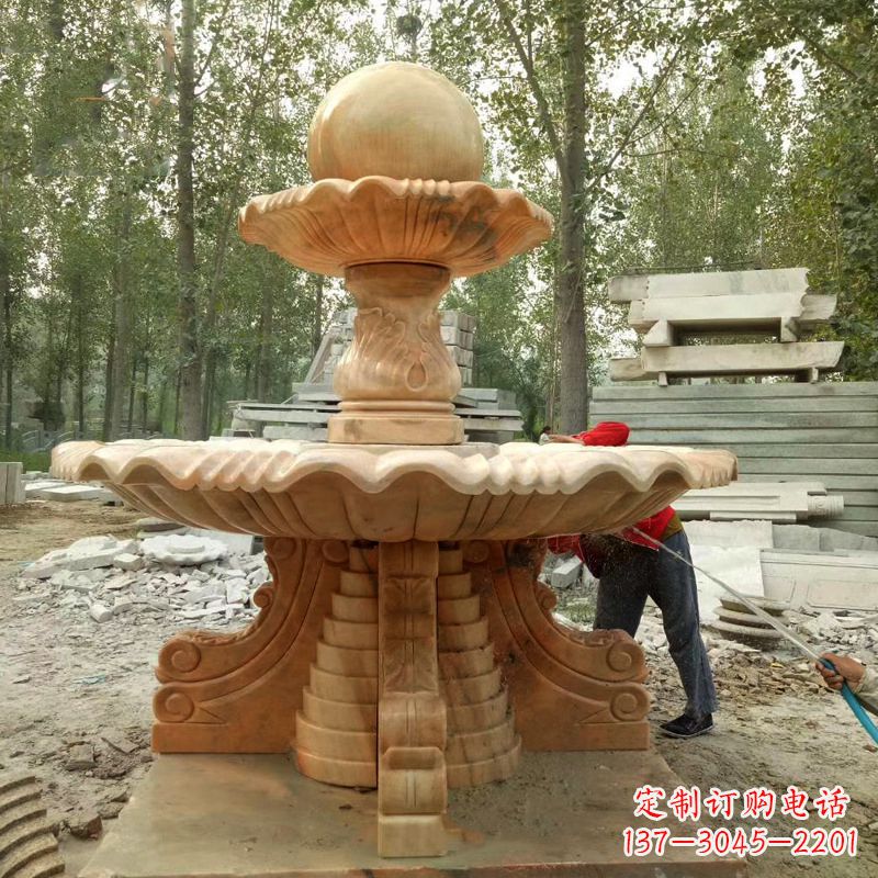 泰州巨型石喷泉雕塑