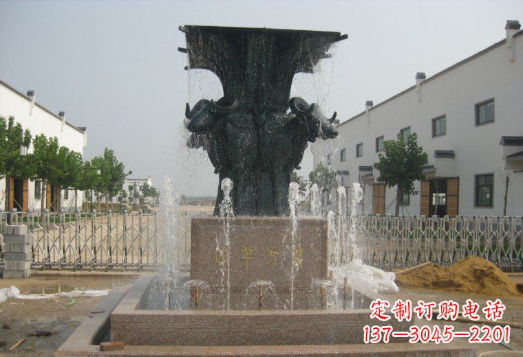 泰州精美铜制喷泉雕塑