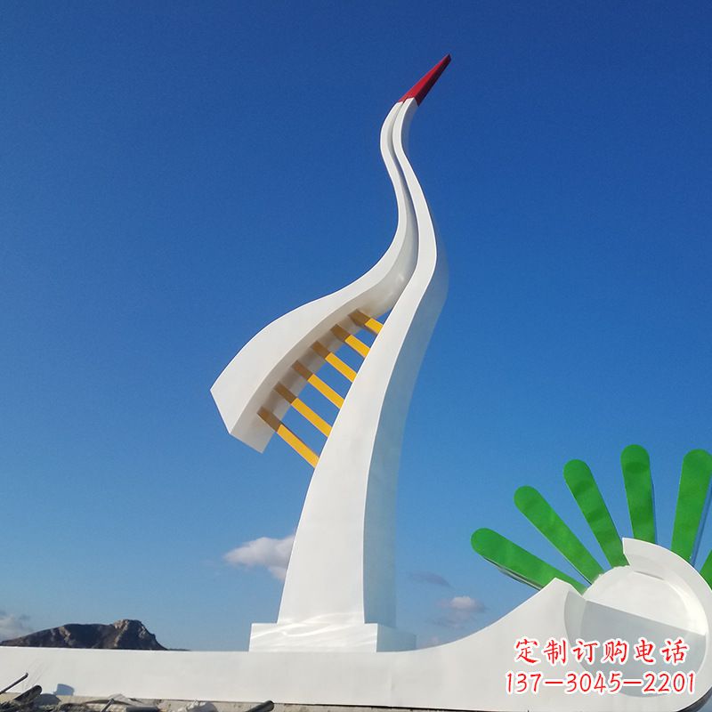 泰州珍贵雅致的丹顶鹤雕塑