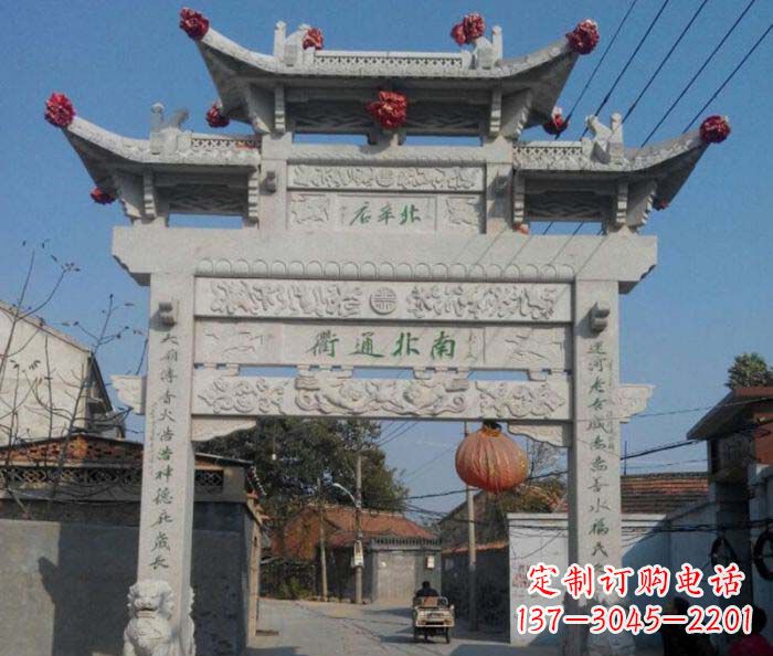 泰州优质大理石牌坊雕塑