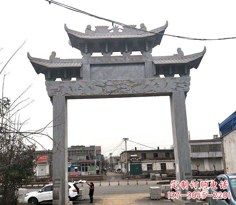 泰州精美大理石牌坊石雕