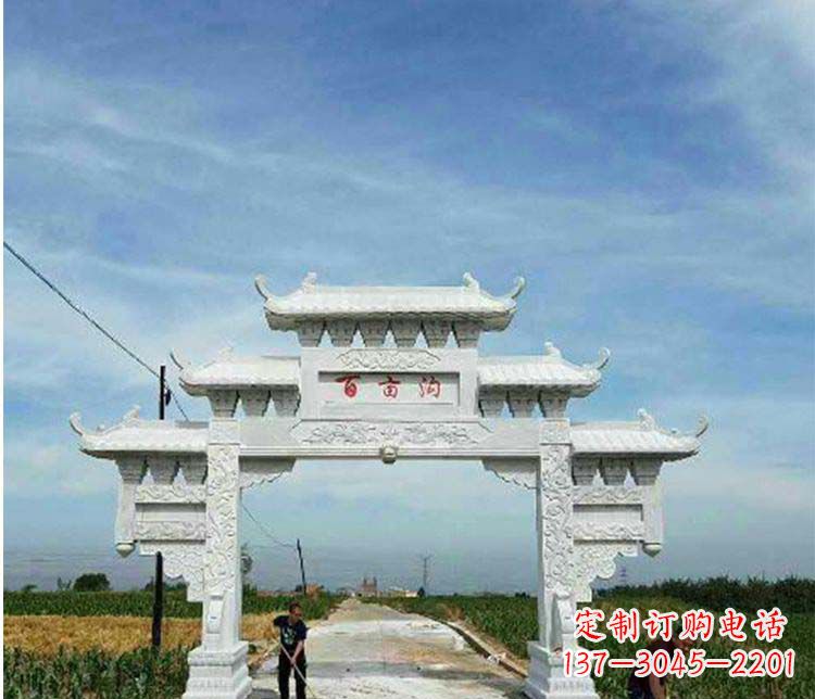 泰州西方风格石牌坊石雕