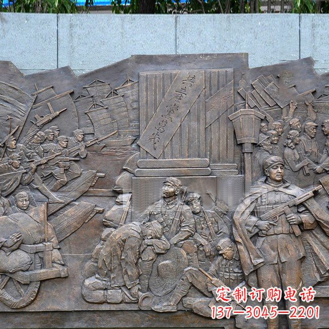 泰州纪念红军革命人物雕塑