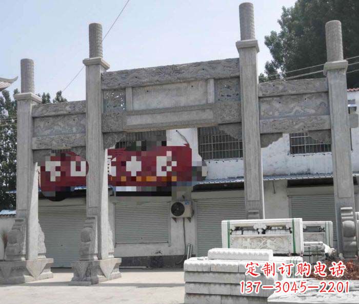 泰州道路大理石牌坊