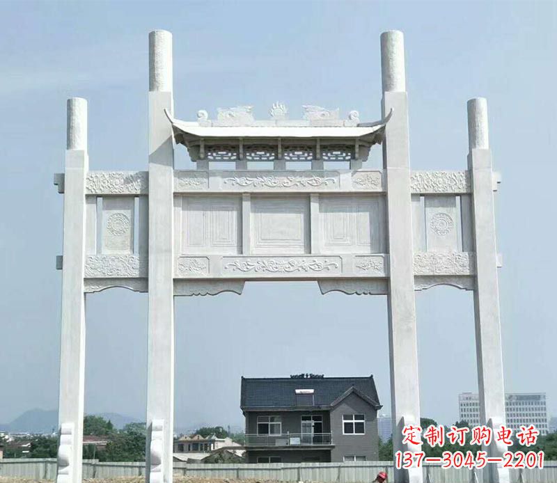 泰州精美牌坊雕塑