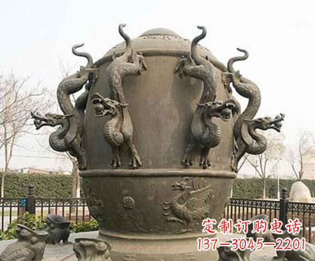 泰州精美地动仪铜雕