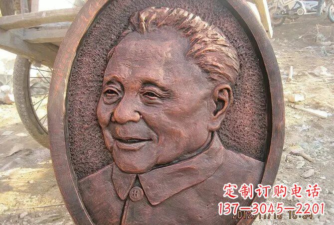 泰州传承历史,永记邓小平——邓小平头像铜雕塑