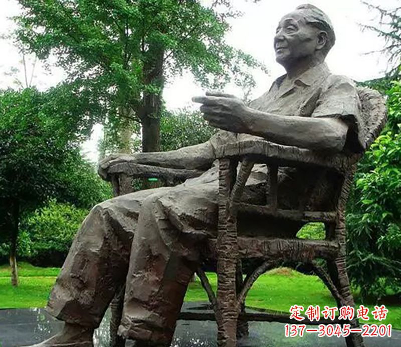泰州邓小平伟人公园铜雕—荣耀家乡,让历史永生