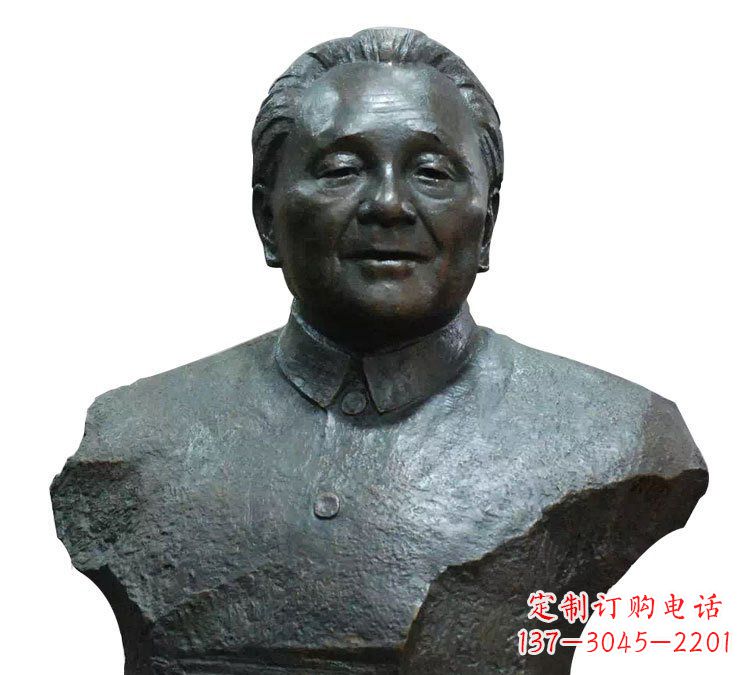 泰州伟大领袖邓小平胸像铜雕