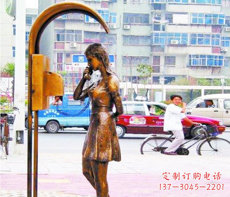 泰州女孩铜雕塑——艺术的象征