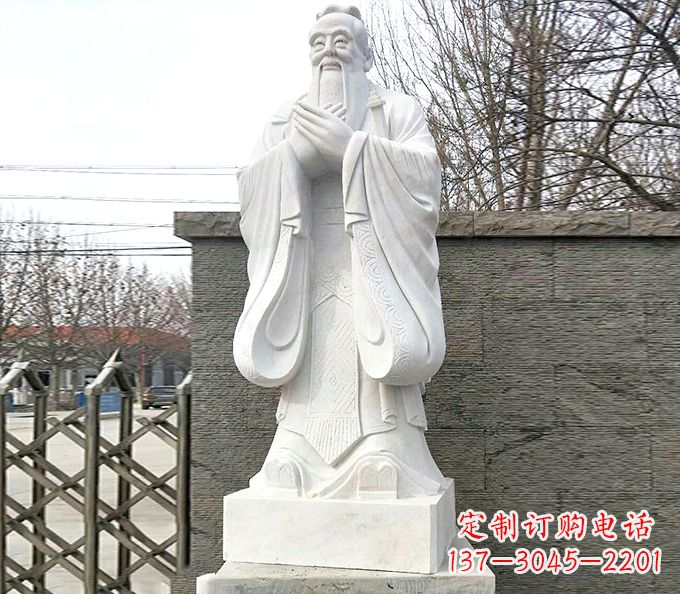泰州雕塑孔子头像